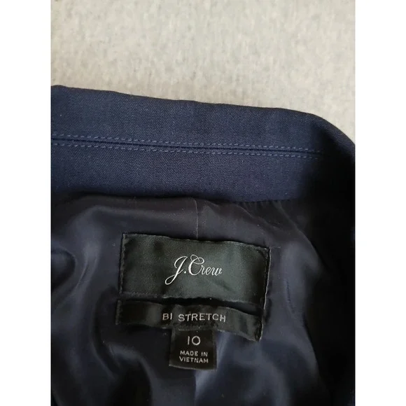 J Crew Blazer 10 Parke Navy Single Button Academia Capsule Preppy Norm Peake - Picture 12 of 16